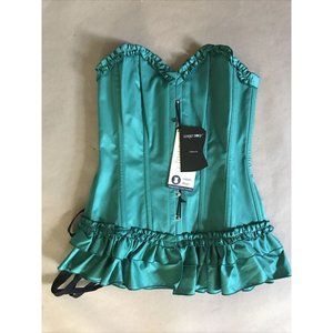 Corset Story Emerald Green Ruffle Size 14 Brand New With Tags￼